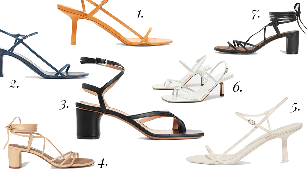 Strappy sandals The Row shopping selection
