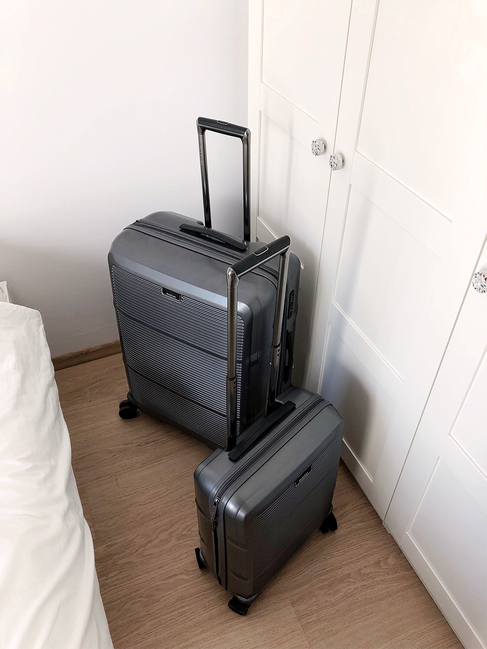 Puccini suitcases ready for holiday