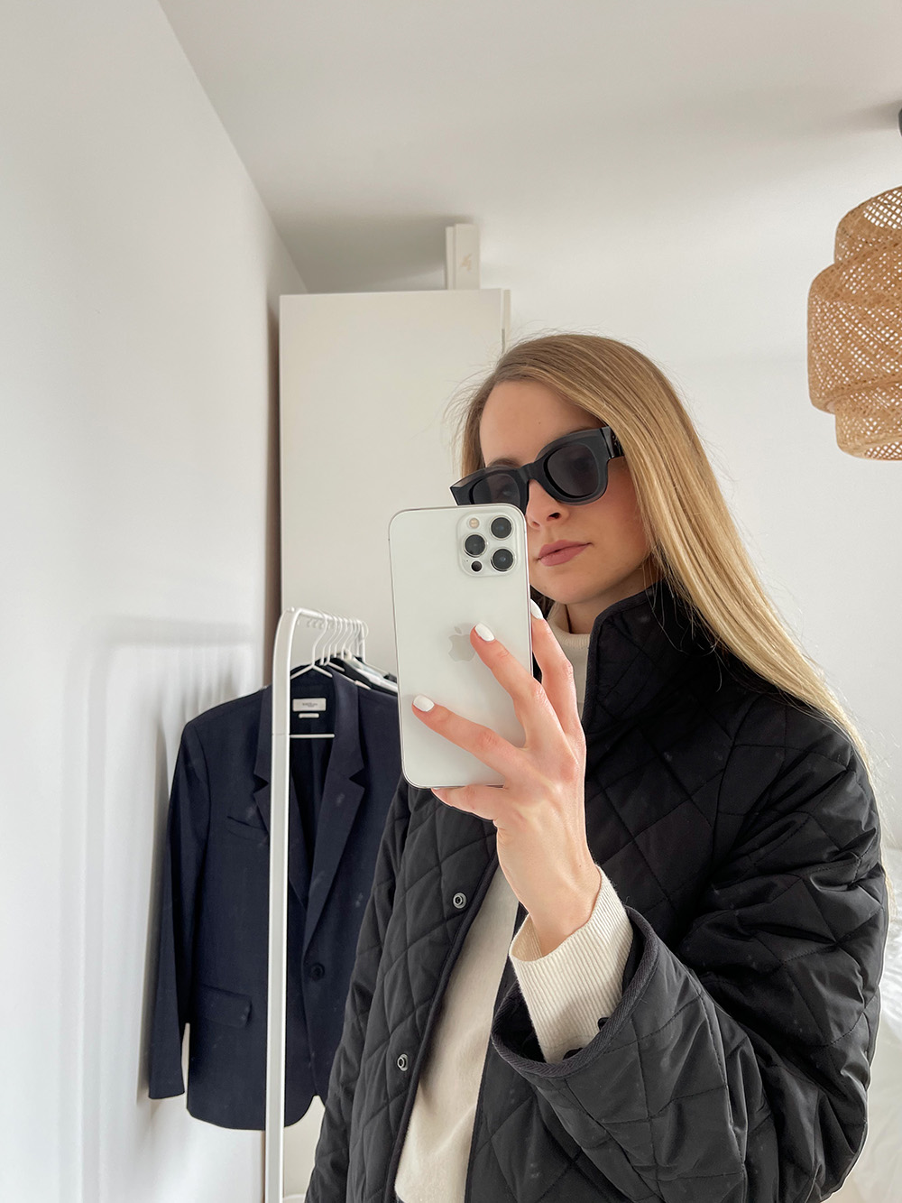 How to look smart? Big black Celine sunglasses